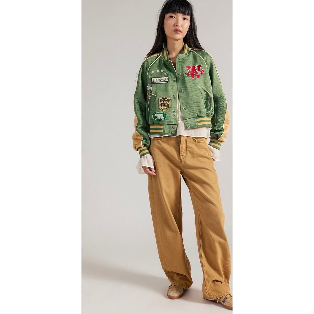 Free People We The Free Star Power Souvenir Jacket L (NWOT) - Picture 7 of 7